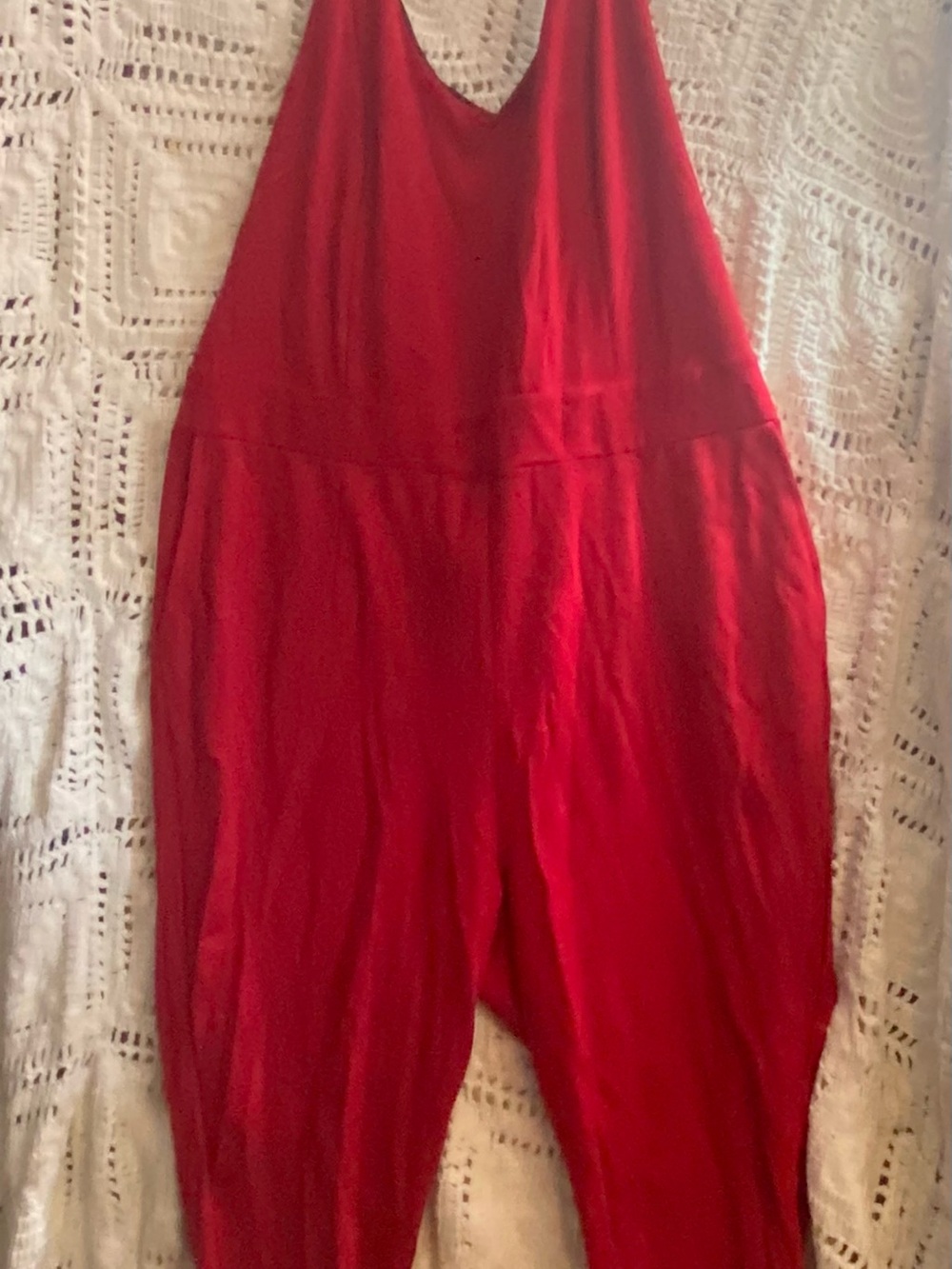 Torrid x Marilyn Monroe Red Halter Jumpsuit NWT Size 3 (22/24) - Picture 3 of 6